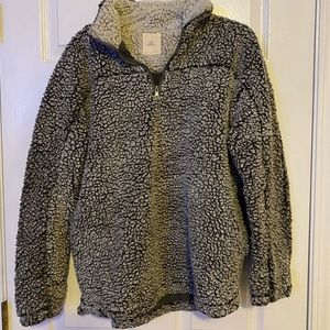 Grey Fleece Quarter-Zip